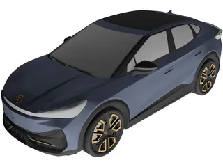 Volkswagen ID Unyx (2024) 3D Model preview