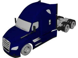 Frieghtliner Cascadia (2020) 3D Model preview