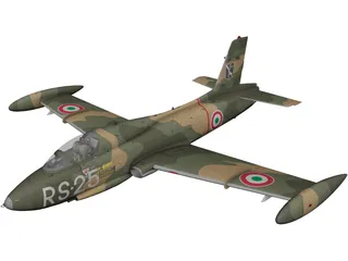 Aermacchi MB-326 3D Model preview