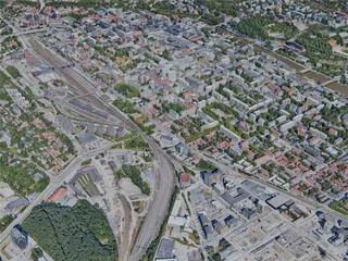 Turku City, Finland (2023) 3D Model preview