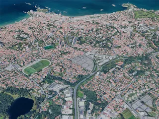 Biarritz City, France (2024) 3D Model preview