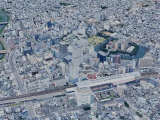 Fukui City, Japan (2025) 3D Model preview