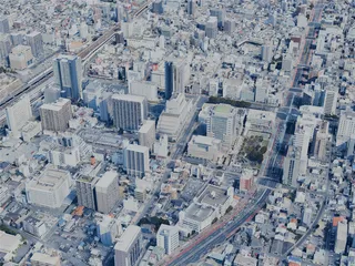 Fukuyama City, Japan (2025) 3D Model preview