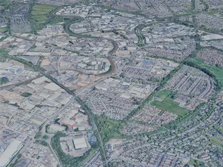 Hull City, UK (2025) 3D Model preview