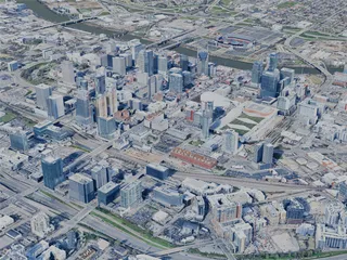 Nashville City, USA (2024) 3D Model preview