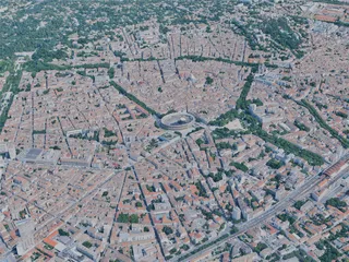 Nimes City, France (2024) 3D Model preview