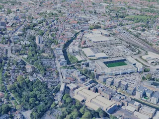 Norwich City, UK (2025) 3D Model preview