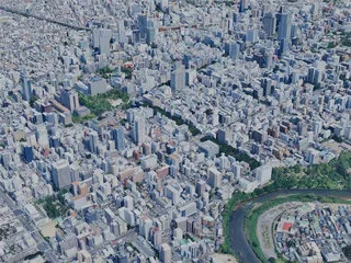 Sendai City, Japan (2025) 3D Model preview