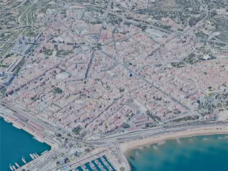 Tarragona City, Spain (2024) 3D Model preview