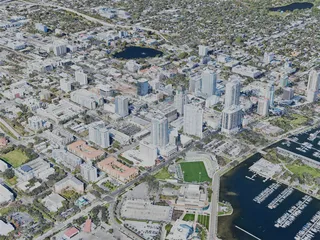 St. Petersburg City, USA (2023) 3D Model preview