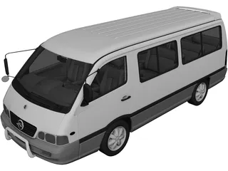 SsangYong Istana 2.9D (1996) 3D Model preview