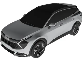 Kia Sportage (2021) 3D Model preview