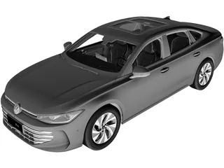 Volkswagen Passat (2025) 3D Model preview