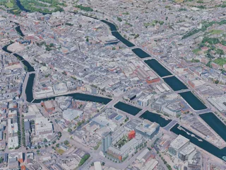 Cork City, Ireland (2025) 3D Model preview