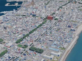 Hakodate City, Japan (2025) 3D Model preview