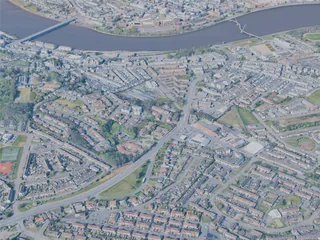 Londonderry City, UK (2025) 3D Model preview
