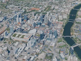 Nashville City, USA (2025) 3D Model preview