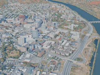 New Brunswick City, USA (2025) 3D Model preview