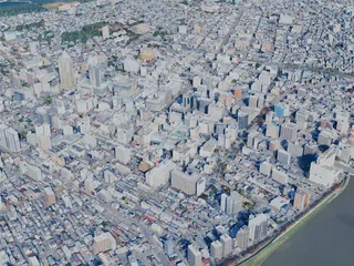 Niigata City, Japan (2025) 3D Model preview