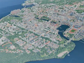 Tampere City, Finland (2025) 3D Model preview