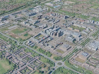 Milton Keynes City, UK (2025) 3D Model preview