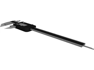Mitutoyo Digital Caliper PCB-4 3D Model preview