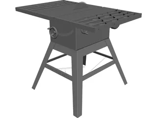 Table Saw Craftsman 3D Model preview