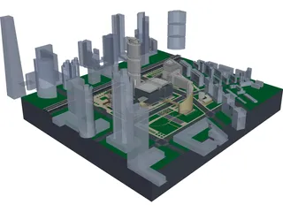 City Centre 3D Model preview