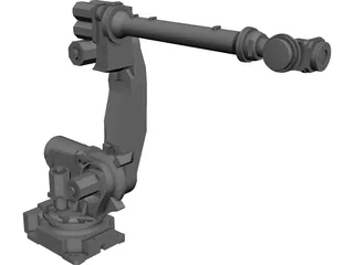 Fanuc R-2000iB125L Robot Arm 3D Model preview