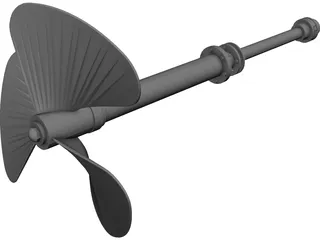 Helice Motor 3D Model preview