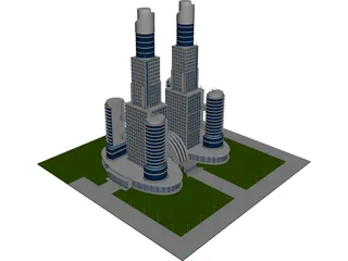 Mega Trade Center 3D Model preview