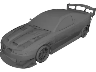 Pontiac GTO 3D Model preview