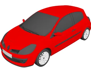 Renault Clio 3D Model preview