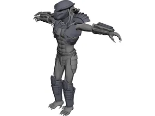 Predator 3D Model preview
