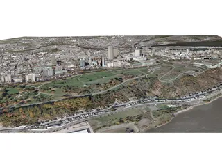 Quebec City 3D Model preview