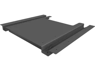 TV Rack 3D Model preview