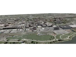 Salem City 3D Model preview
