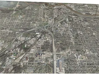 Shreveport City 3D Model preview