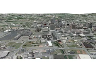 Winston-Salem City 3D Model preview