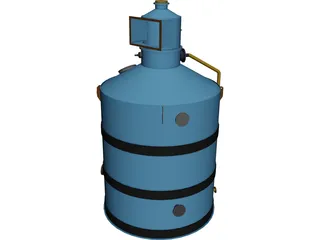 Salt Tank 3D Model preview