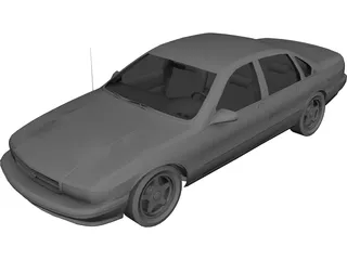 Chevrolet Impala SS (1995) 3D Model preview