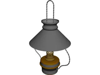 Kitchen Hanging Lamp 3D Model preview