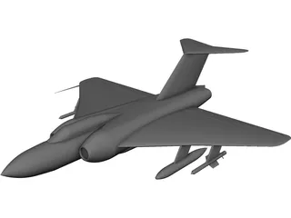Gloster Javelin 3D Model preview