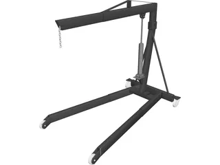 Engine Hoist 3D Model preview
