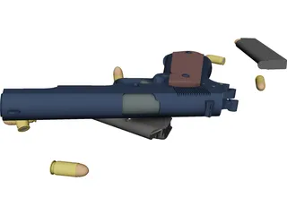 M1911 Load Out 3D Model preview