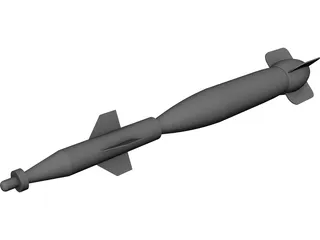 GBU-16 Laser Guided Weapon 3D Model preview