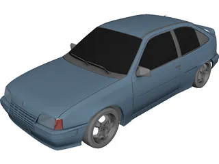 Opel Kadett E (1984) 3D Model preview