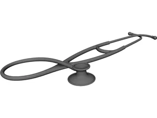 Stethoscope 3D Model preview