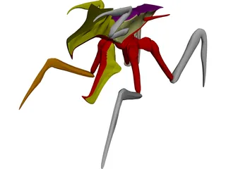 Starship Troopers Arachnid 3D Model preview