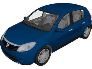 Renault/Dacia Sandero 3D Model preview
